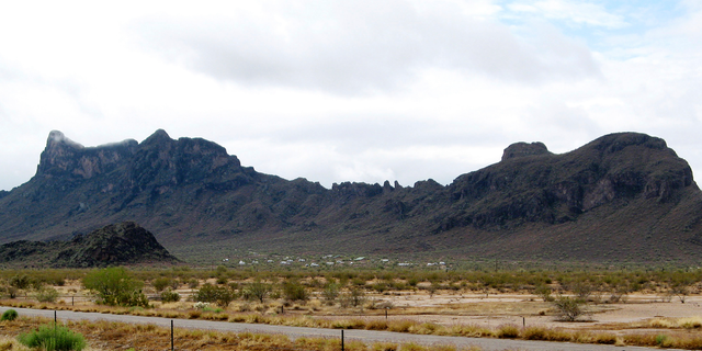 FILE - This April 4, 2009, file photo shows Picacho Peak State Park in Picacho, Ariz. Authorities are investigating the death of a 16-year-old boy during a hike with a Boy Scouts troop in the Arizona desert. (AP Photo/Ross D. Franklin, File)
