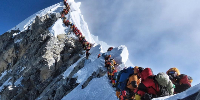 About half a dozen climbers died on Everest last week most while descending from the congested summit during only a few windows of good weather each May.
