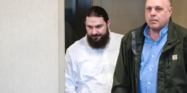 FILE - In this May 9, 2019 file Steven Bourgoin arrives for his murder trial in Vermont Superior Court in Burlington, Vt. Bourgoin is facing five counts of second-degree murder for a crash that killed five teenagers on I-89 in Williston in 2016. (Glenn Russell/VTDigger.org via AP, Pool, File)