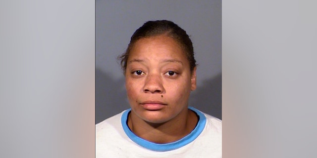 This undated Clark County Detention Center booking photo shows Cadesha Michelle Bishop of Las Vegas. On Monday, May 6, 2019, Bishop, 25, was arrested on a murder charge in the death of 74-year-old Serge Fournier. Authorities say he was fatally injured in a fall to a sidewalk when Bishop shoved him and his walker off a public transit bus on March 21, 2019. The Clark County coroner ruled Fournier's April 23, 2019 death a homicide resulting from his injuries. (Clark County Detention Center via AP)