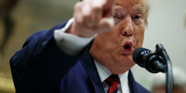 President Donald Trump speaks during a event on medical billing, in the Roosevelt Room of the White House, Thursday, May 9, 2019, in Washington. (AP Photo/Evan Vucci)