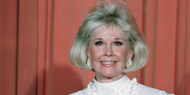 Doris Day after receiving the Cecil B. DeMille Award on Jan. 28, 1989. (AP Photo, File)