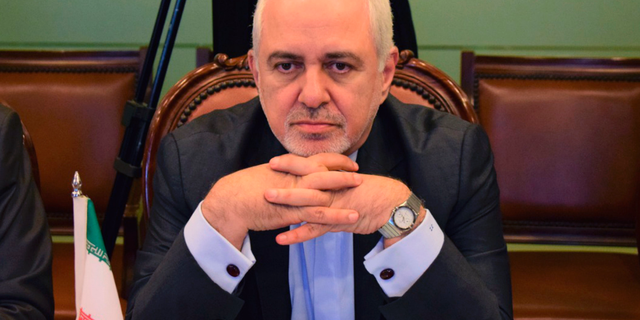 Iranian Foreign Minister Mohammad Javad Zarif is pictured on a visit to Pakistan last month. (Pakistan Foreign Office via AP)