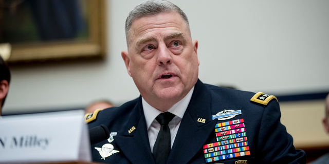 FILE - In this April 2, 2019, file photo, U.S. Army Chief of Staff Gen. Mark Milley speaks during a House Armed Services Committee budget hearing for the Departments of the Army and Air Force on Capitol Hill in Washington. Just months after the Army’s new training brigade returned from Afghanistan, its teams are preparing for a completely different type of deployment that will scatter them around the world. The Army’s 1st Security Force Assistance Brigade was created by Milley and was designed to take the pressure off other Army brigades and units that are currently being used for training but are needed more for other U.S. security operations around the globe. (AP Photo/Andrew Harnik, File)