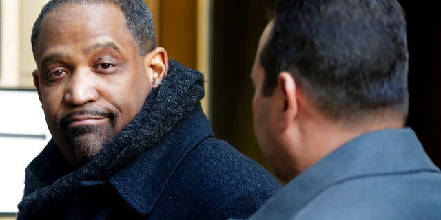 FILE - In a Jan. 25, 2019 file photo, attorney and Harvard faculty member Ronald Sullivan Jr. arrives at New York Supreme Court, in New York. Sullivan, who decided to represent Harvey Weinstein at his rape trial, is losing his position as head of a student house at the college. Harvard College Dean Rakesh Khurana said in a written statement Saturday, May 11, 2019 that he would not renew the appointments of Ronald Sullivan and his wife, Stephanie Robinson, the school’s first black faculty deans, citing concerns about the climate at Winthrop House, which he described as serious and numerous. Sullivan lives at the house and supervises students there. (AP Photo/Julio Cortez, File)