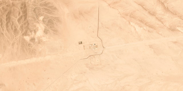 This satellite image provided by Planet Labs Inc. shows Saudi Aramco's Pumping Station No. 8 near al-Duadmi, Saudi Arabia, Tuesday, May 14, 2019, after what the kingdom described as a drone attack on the facility. An oil pipeline that runs across Saudi Arabia was hit Tuesday by drones, the Saudi energy minister said, as regional tensions flared just days after what the kingdom called an attack on two of its oil tankers elsewhere in the Mideast. (Satellite image © 2019 Planet Labs Inc. via AP)