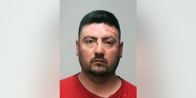 Ismael Huazo-Jardinez was in the U.S. illegally and was apprehended Tuesday, immigration officials said. (Sutter County Sheriff's Office via AP)