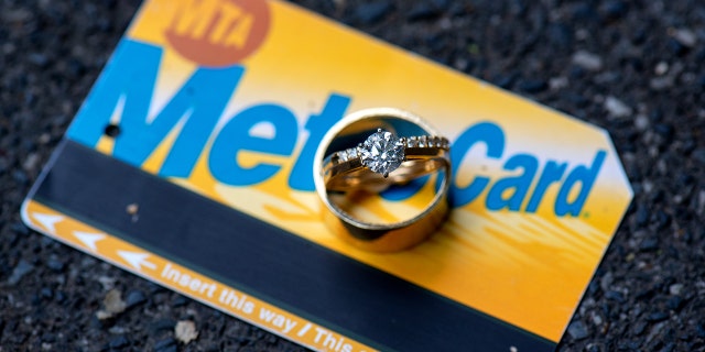 “The MTA is like a marriage, they both need work, but they can both take you to beautiful places," the groom explained.