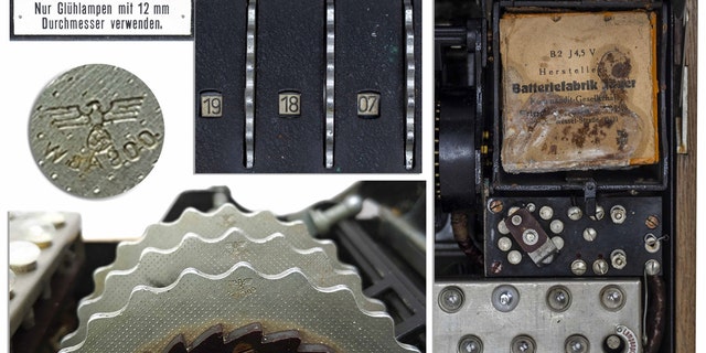 The Enigma machine being auctioned was designed by the German Navy. (Nate D. Sanders Auctions)