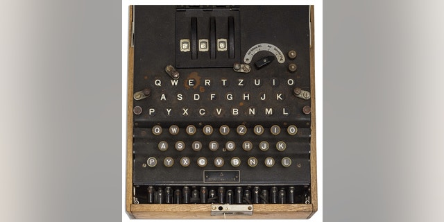 Only about 250 World War II Enigma machines are believed to exist, according to auction house Nate D. Sanders.(Nate D. Sanders Auctions)