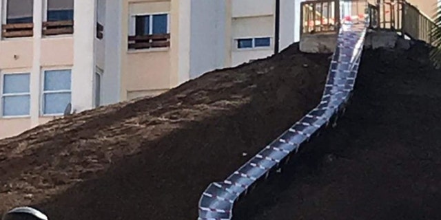 The 125-foot slide in Estepona, Spain has been closed for review a day after opening after people reported being injured.