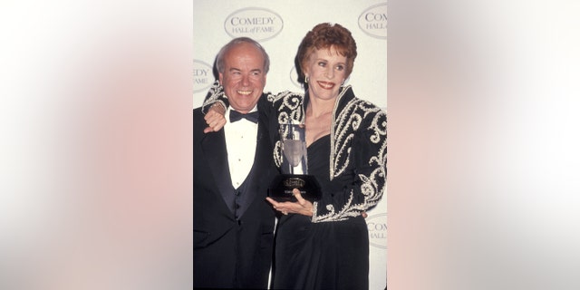 Tim Conway and Carol Burnett during Taping of NBC Special "Comedy Hall of Fame" at Beverly Hilton Hotel in Beverly Hills, CA, United States. (Photo by Ron Galella, Ltd./WireImage)