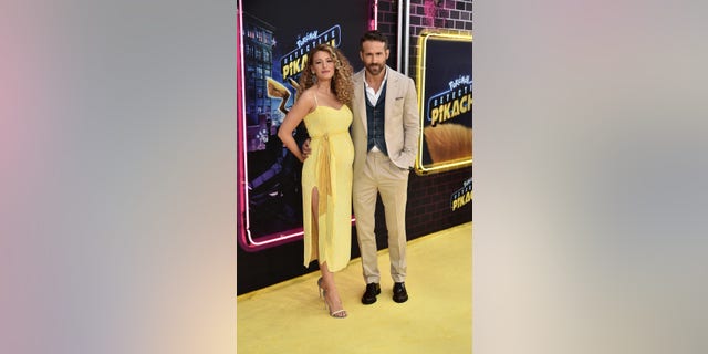 Blake Lively and Ryan Reynolds attend the premiere of
