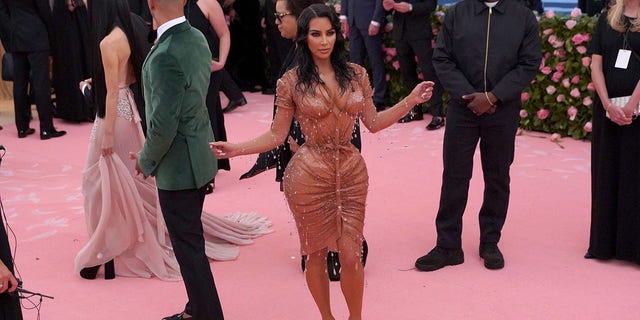 Kim Kardashian West attends the Metropolitan Museum of Art's 2019 Costume Institute Benefit "Camp: Notes On Fashion" on Monday in New York City. (Getty Images)