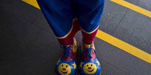 The man dresses up as a clown every year for his birthday, police said on Facebook. (Getty Images)