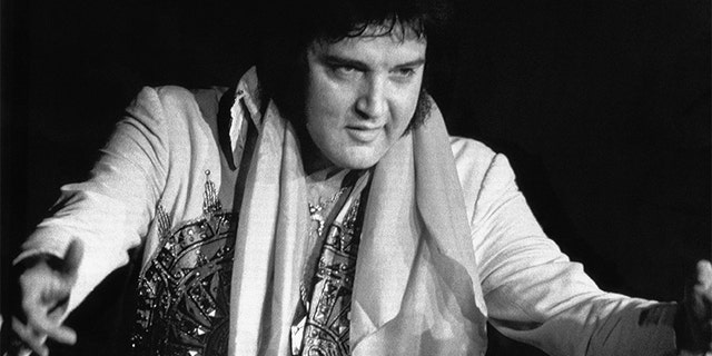 Elvis Presley in 1977. — Getty