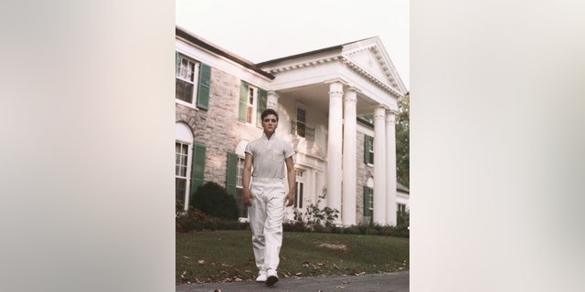 On this day in history, March 19, 1957, Elvis makes down payment on Graceland 2 Elvis Presley pictured on the grounds of Graceland not long after he purchased the home in Tennessee.