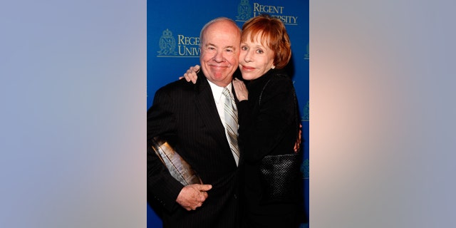 Tim Conway’s Daughter Recalls Legal Battle With Stepmom Over ‘Carol Burnett Show’ Star’s Care: ‘It Was A Mess’ - Fox News 5 Carol Burnett poses with Tim Conway, who received the Lifetime Achievement award at the Regent University's School of Communication and the Arts 2nd Annual Candlelight Forum, awards evening held at the DGA Theatre on April 1, 2008, in Hollywood, California.