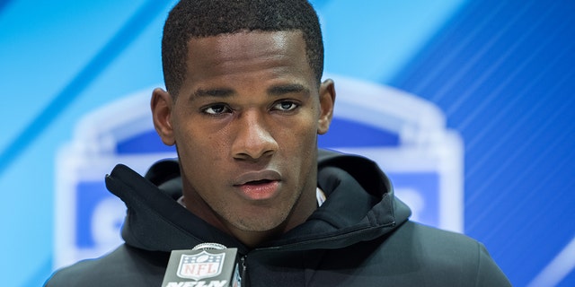 Mark Walton, seen here in March, was signed by the Miami Dolphins on Sunday.