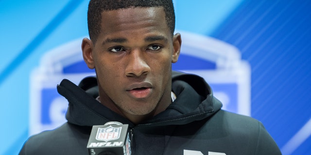 Mark Walton, seen here in March, was signed by the Miami Dolphins on Sunday.