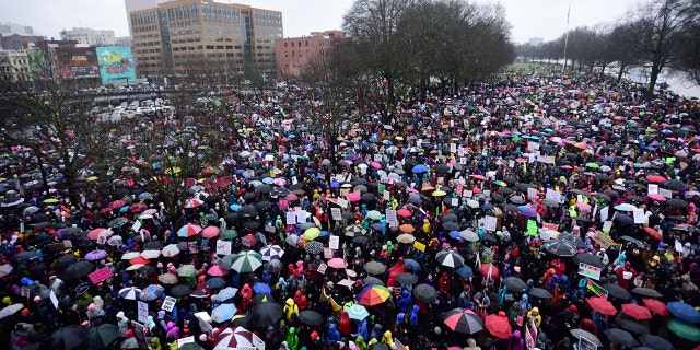 Rebekah Brewis, an organizer of the Women's March On Portland in Portland, Oregon in 2017, was indicted by a grand jury Tuesday over allegations she stole from the march itself.