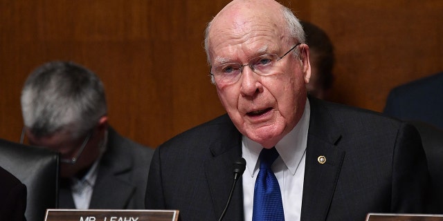 Sen. Patrick Leahy on Capitol Hill in Washington, D.C., on May 1, 2019.