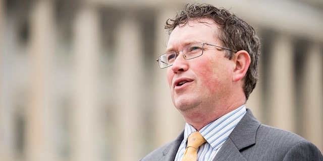 Rep. Thomas Massie, R-Ky., seen here in 2015, did not immediately comment. (Bill Clark/CQ Roll Call, File)