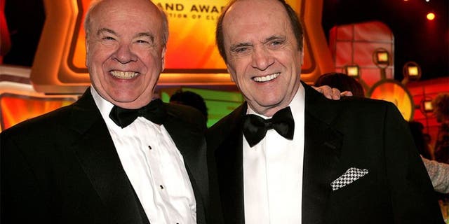 Tim Conway, left, pictured with and Bob Newhart.