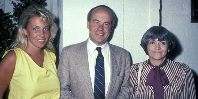 Actor Tim Conway, wife Charlene Fusco and daughter Kelly Conway being photoraphed on August 9, 1983 at Chasen's Restaurant in Beverly Hills, California.