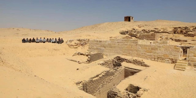 The ancient cemetery site.