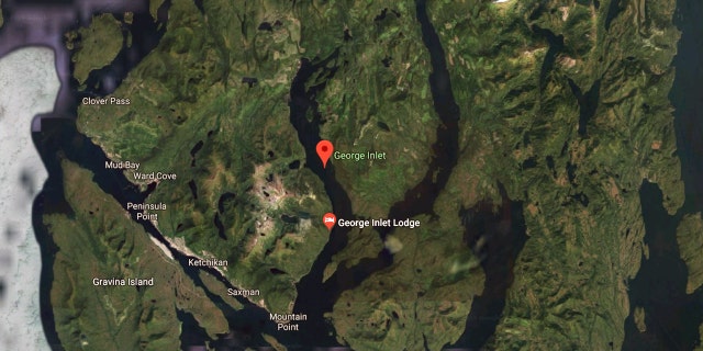 The planes collided in the vicinity of George Inlet, near Ketchikan