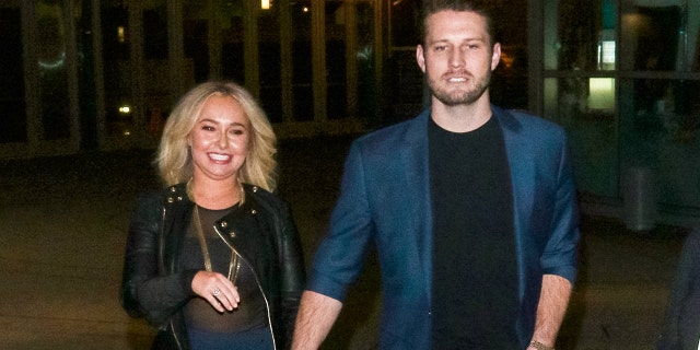Hayden Panettiere and Brian Hickerson are seen on January 31, 2019 in Los Angeles.
