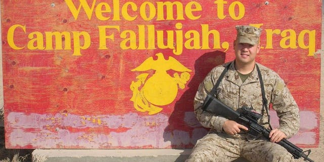 Ahn served as a Marine in Iraq.