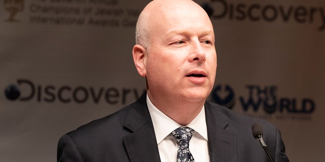 White House adviser on Israel Jason Greenblatt, seen here in March 2019, blasted "the obvious, continual anti-Israel bias at the U.N." (Lev Radin/Pacific Press/LightRocket via Getty Images)