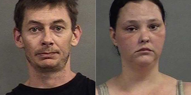 Sean Landrey, 38, and Jessica Downs, 31, face charges after police found their home littered with cockroaches.