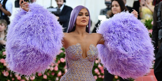 Kylie Jenner, seen here at the Metropolitan Museum of Art's Costume Institute benefit gala earlier this month, is possibly expanding her cosmetics empire to include hair products.