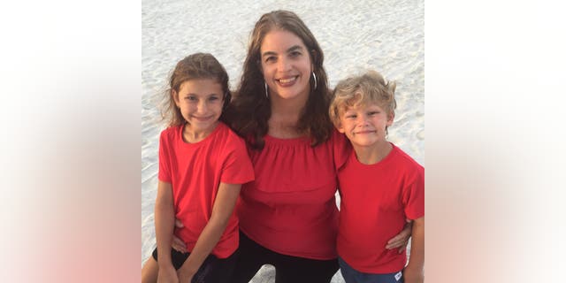 Lisa Wheeler and her kids.