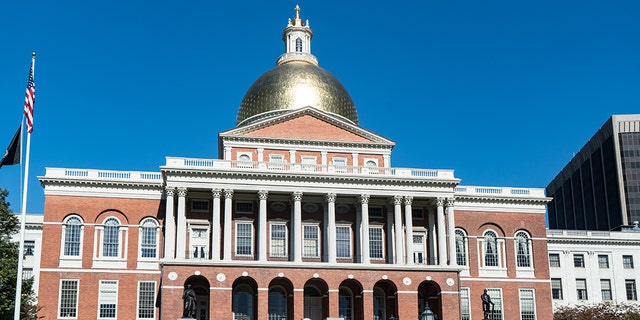 Massachusetts State House in Boston, MA