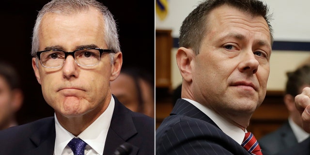 Former FBI director Andrew McCabe said he was the one who made the decision to remove Peter Strzok from the special council office after publishing anti-Trump text messages.