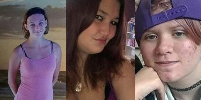 Wright is accused of killing Athina Hopson, 25 (left), Elizabeth Marie Vanmeter, 22 (center) and Joslyn M. Alsup,17 (right).