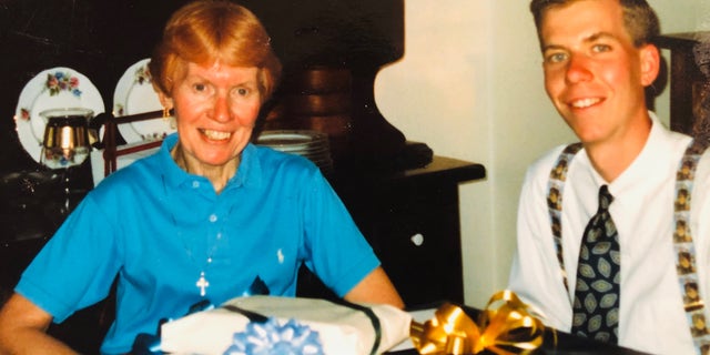 The author with his mother on Mother's Day 1991.