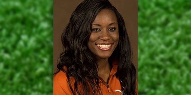 Ki'Audra Hayter is an outfielder for Texas.
