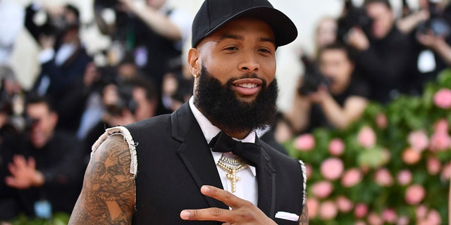 Odell Beckham Jr. attends The Metropolitan Museum of Art's Costume Institute benefit gala celebrating the opening of the "Camp: Notes on Fashion" exhibition on Monday, May 6, 2019, in New York. (Photo by Charles Sykes/Invision/AP)