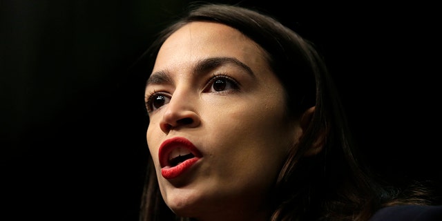 The video in question appeared to label Rep. Ocasio-Cortez as an enemy of freedom. (AP Photo / Seth Wenig, File)