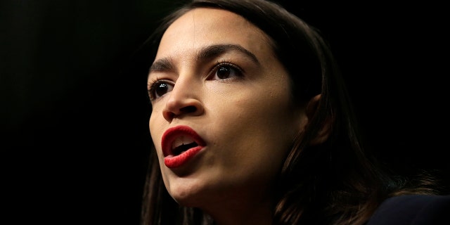 The video in question appeared to label Rep. Ocasio-Cortez as an enemy of freedom. (AP Photo / Seth Wenig, File)