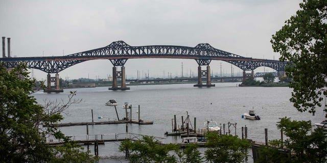 The Pulaski Skyway is seen in Jersey City, N.J., on June 25, 2014. (Getty Images)