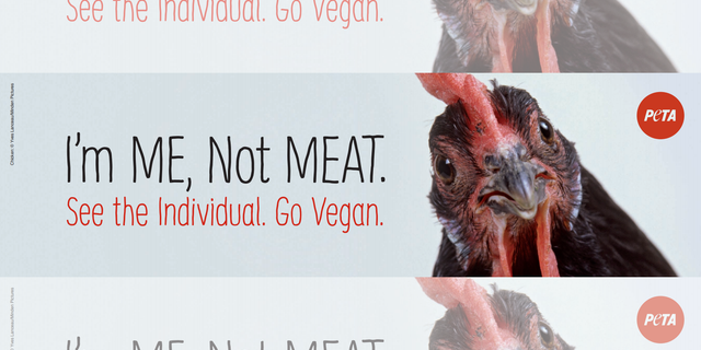 The billboard will appear on the stretch of Highway 18 near a mid-May truck crash that killed thousands of chickens, PETA says.