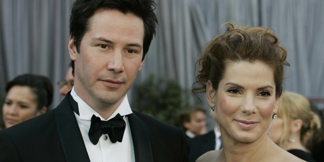 Keanu Reeves and Sandra Bullock in 2006.