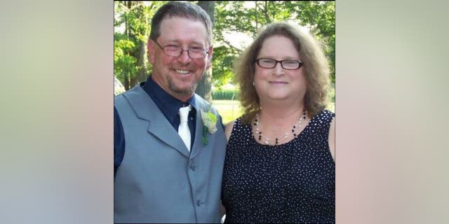 Rhonda Engle, pictured with her ex-husband, said she attributes her health issues to contaminated drinking water.