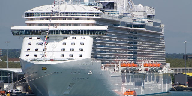 The Royal Princess cruise ship